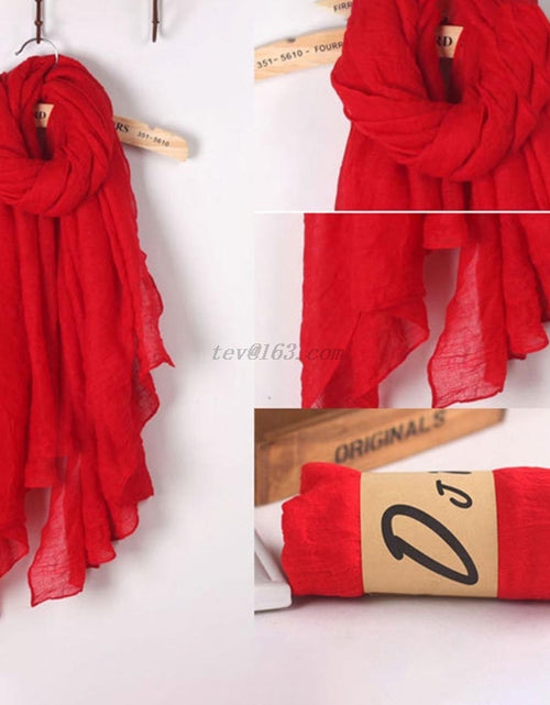 Load image into Gallery viewer, Women's Long Scarf Wrap
