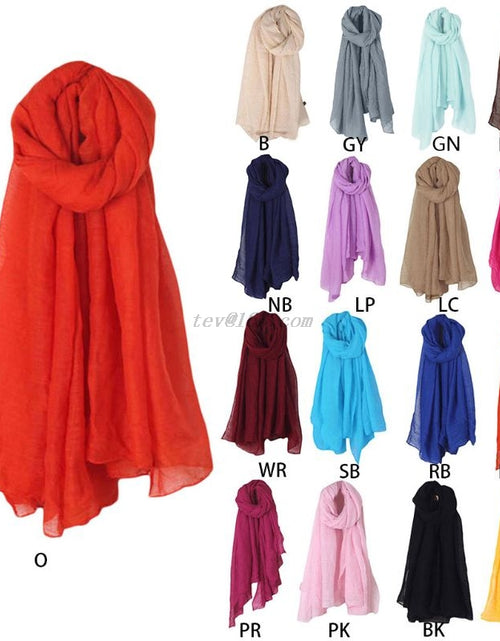 Load image into Gallery viewer, Women's Long Scarf Wrap
